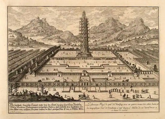 Pagode de porcelaine de Nankin