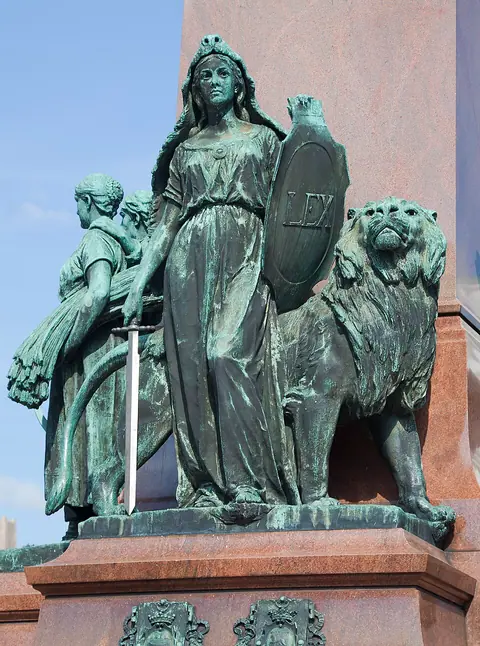 Statue d'Alexandre II à Helsinki