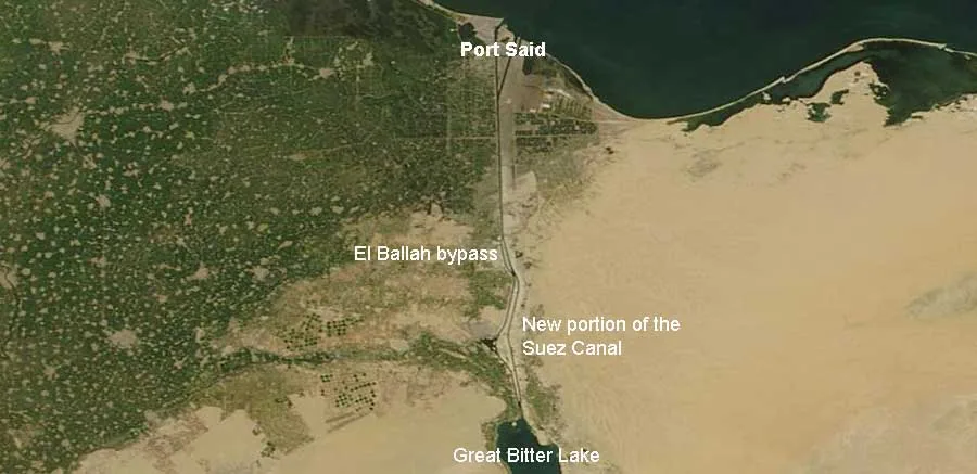 Nouveau canal de Suez