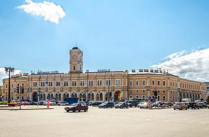 Gare de Saint-Pétersbourg Moscou