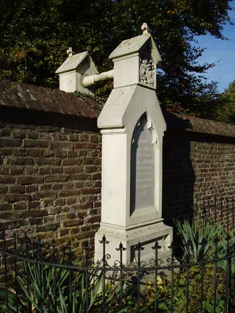 Tombe aux mains