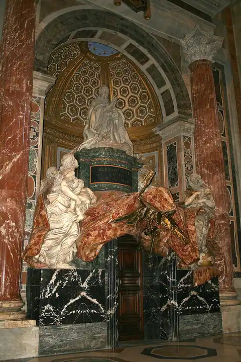Tombeau du pape Alexandre VII