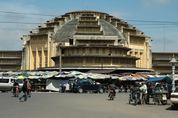 Marché central de Phnom Penh