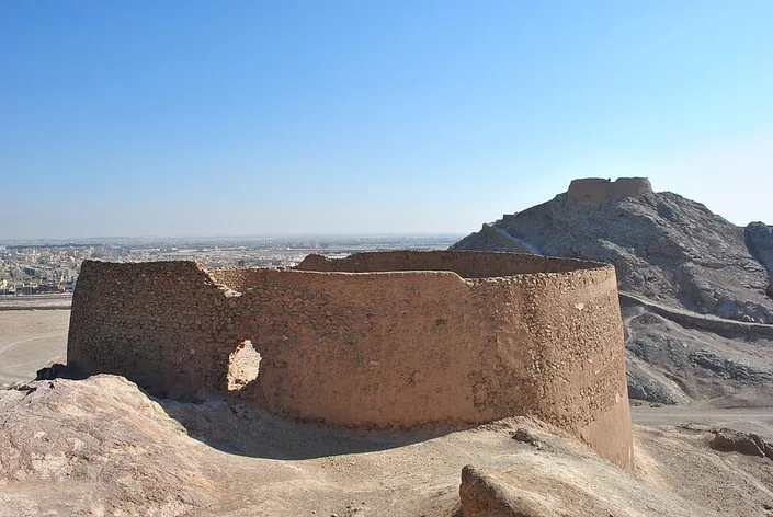Towers of Silence in Yazd