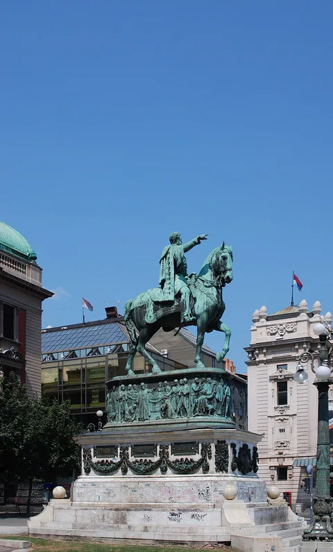 Monument du prince Michel à Belgrade