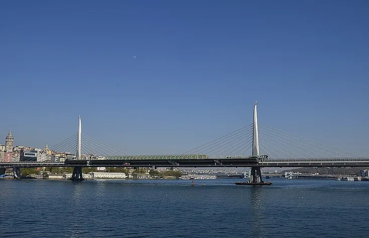 Pont du métro sur la Corne d'Or