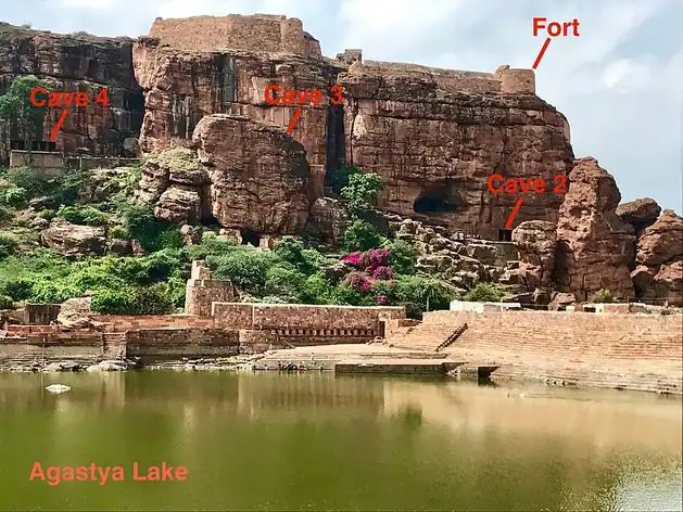 Badami cave temples